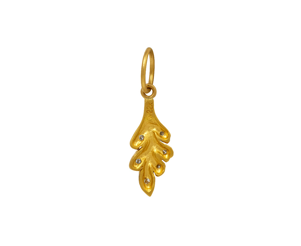 Acorn Leaf Charm