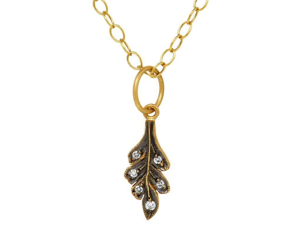 Acorn Leaf Charm