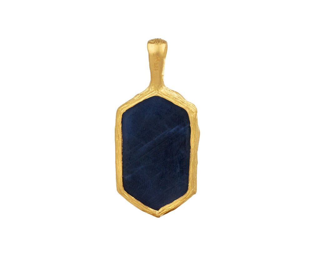 Blue Sapphire Branch and Flower Charm Pendant ONLY