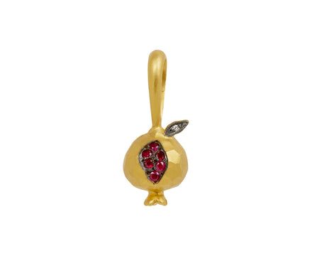 Ruby Pomegranate Charm Pendant ONLY