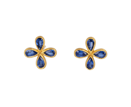Cathy Waterman Kyanite Star Post Earrings