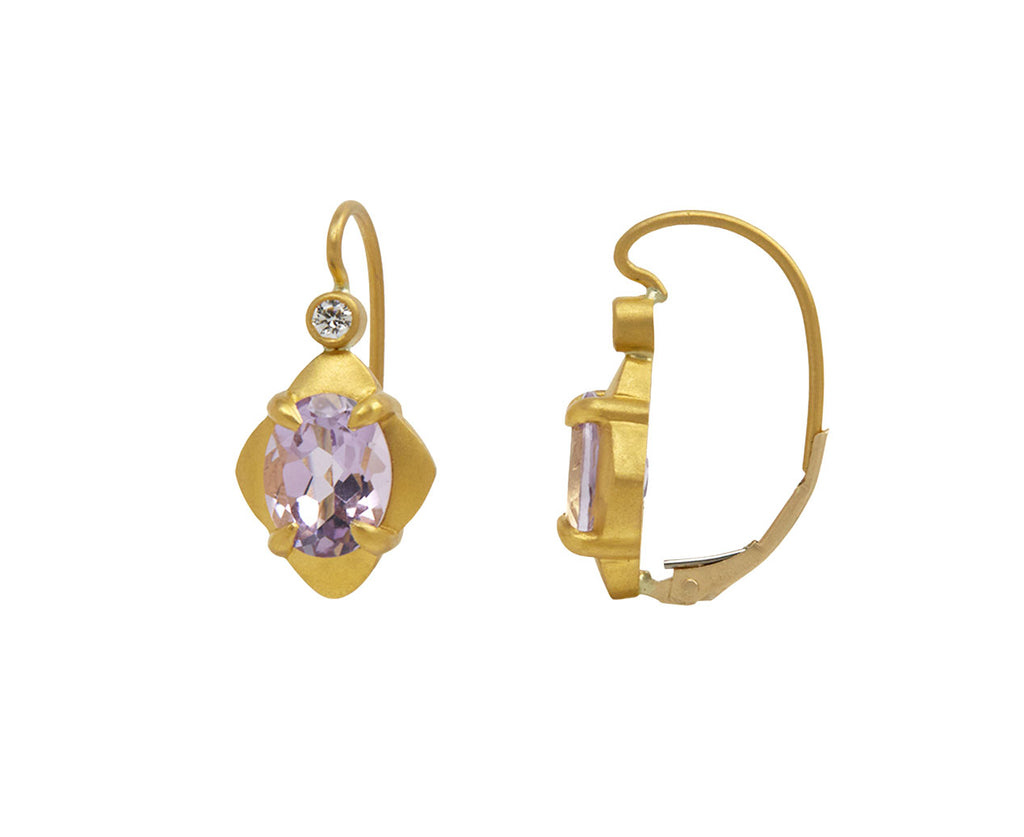 Pink Amethyst Aphrodite Earrings
