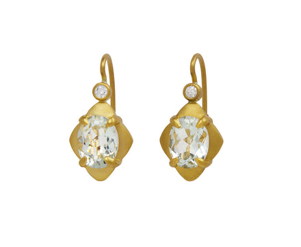 White Topaz Aphrodite Earrings