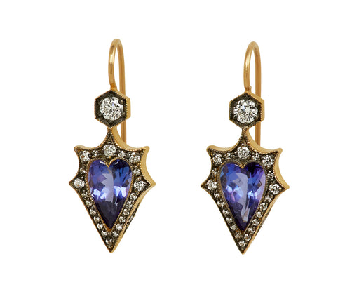 Tanzanite Mermaid Earrings - TWISTonline 