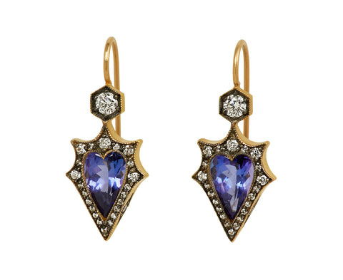 Tanzanite Mermaid Earrings