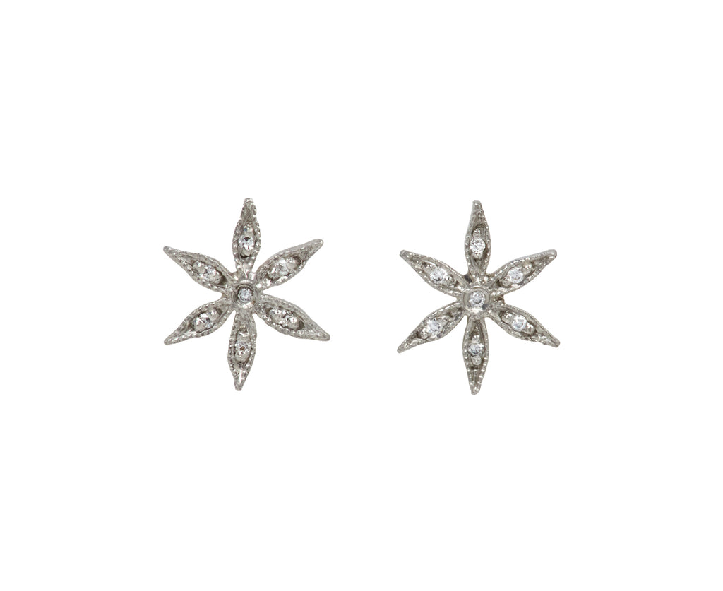 Star Flower Post Earrings