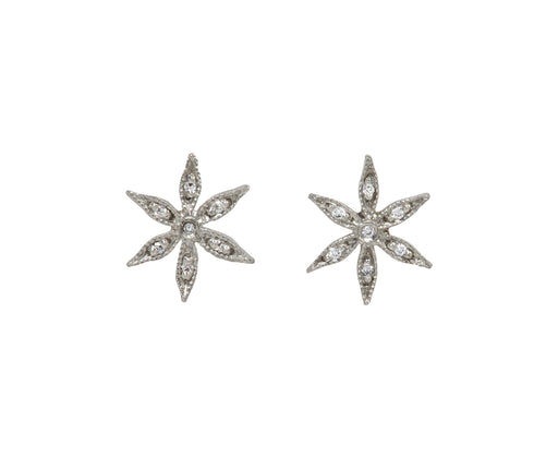 Star Flower Post Earrings