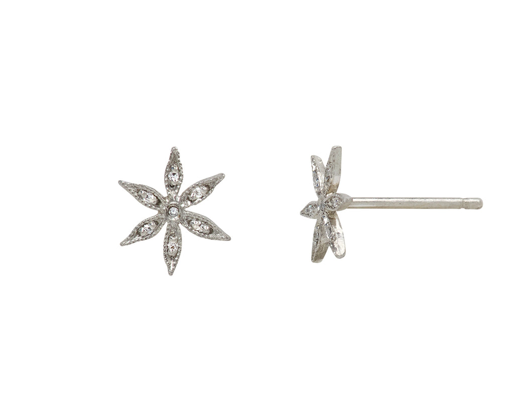 Star Flower Post Earrings