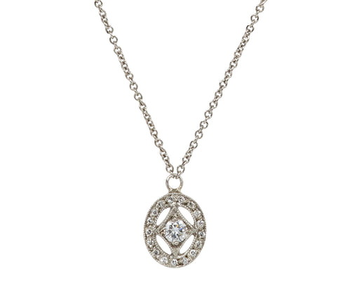 Oval Frame Necklace