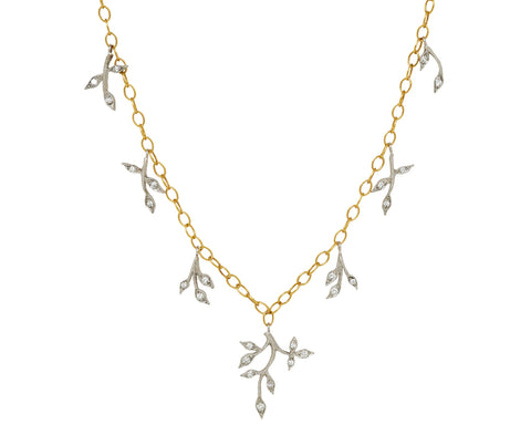 Forest Fringe Necklace