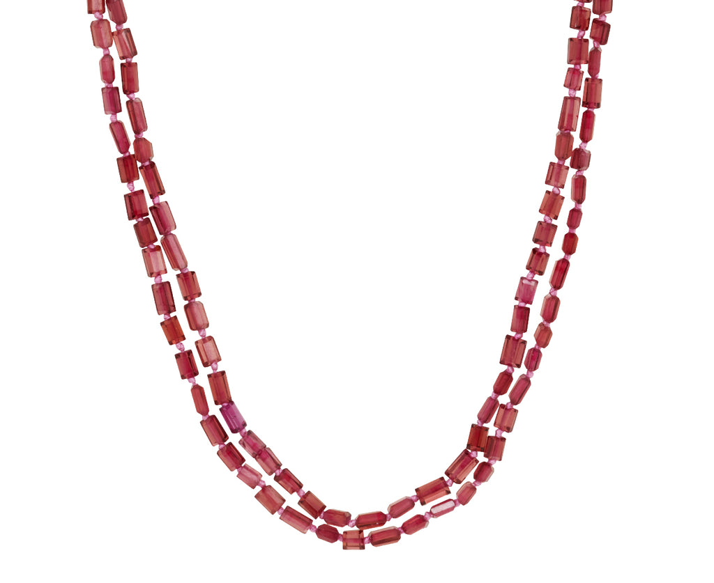 Rhodolite Garnet Bead Necklace - TWISTonline 