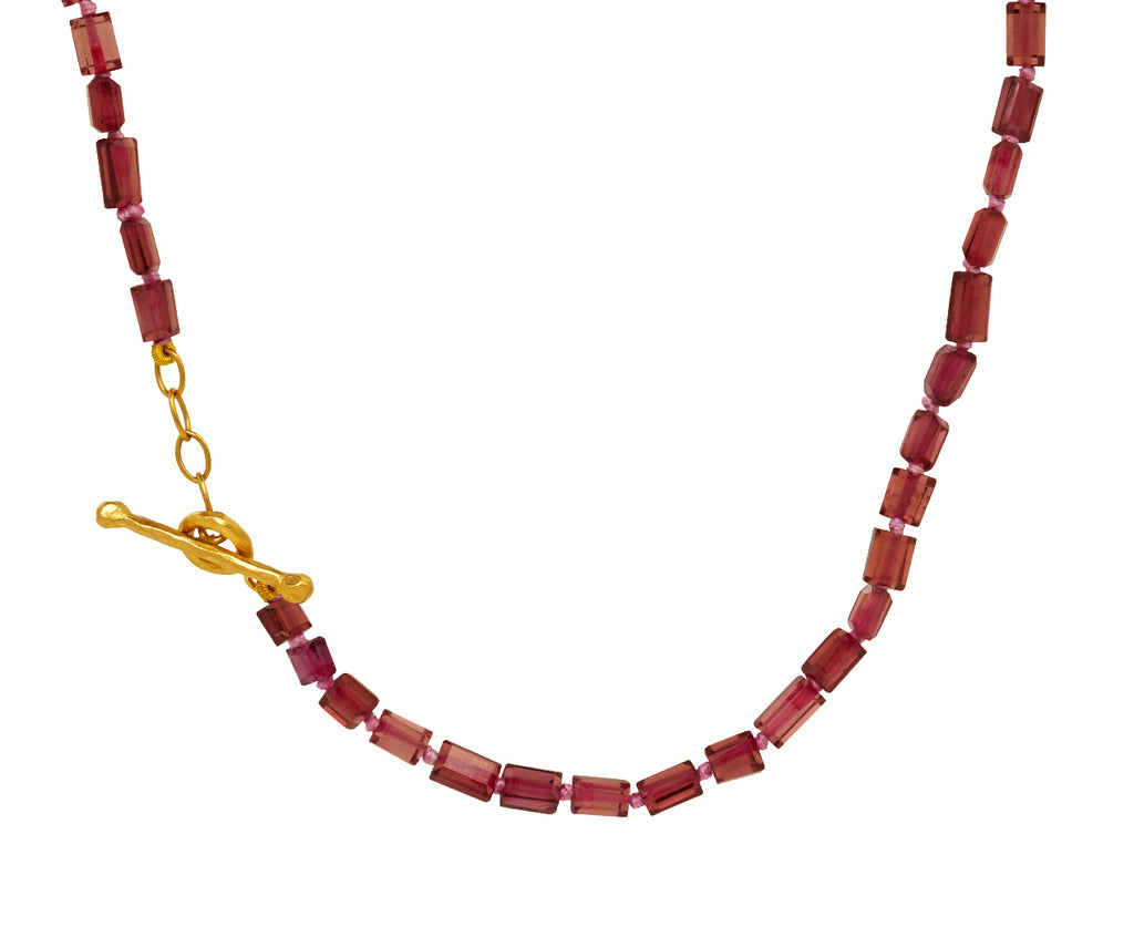 Rhodolite Garnet Bead Necklace - TWISTonline 