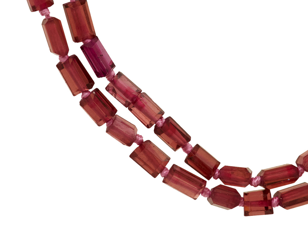 Rhodolite Garnet Bead Necklace - TWISTonline 