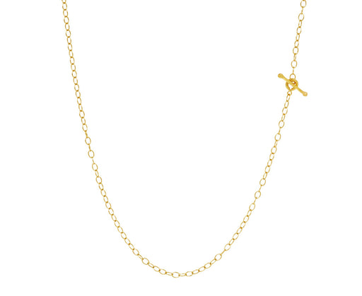 20" Gold Tiny Lacy Chain