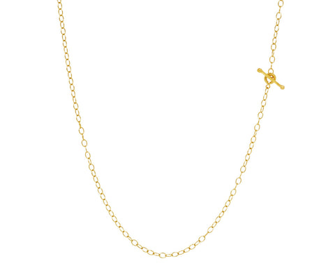 20" Gold Tiny Lacy Chain