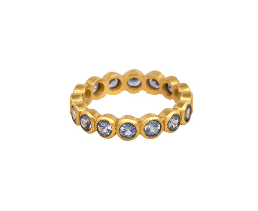 Ceylon Blue Sapphire Circle Band