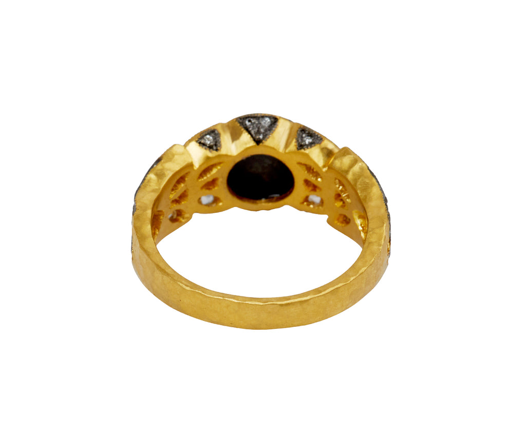 Black Diamond Garland Ring