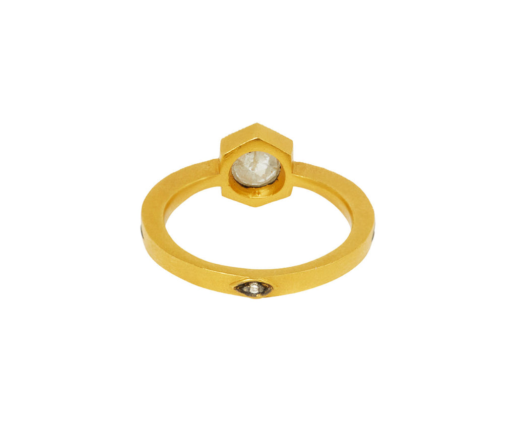 Gray Diamond Hex Ring - TWISTonline 