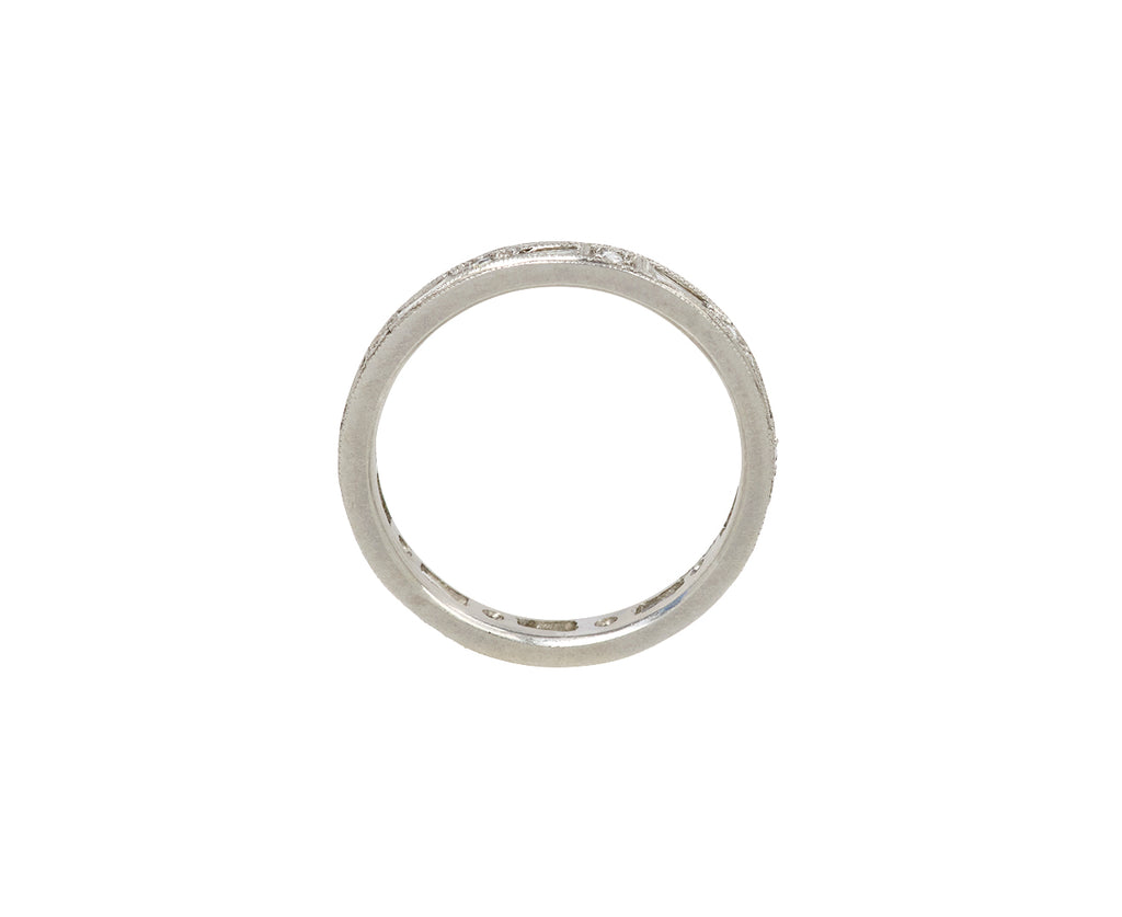 Tapered Diamond Baguette Band
