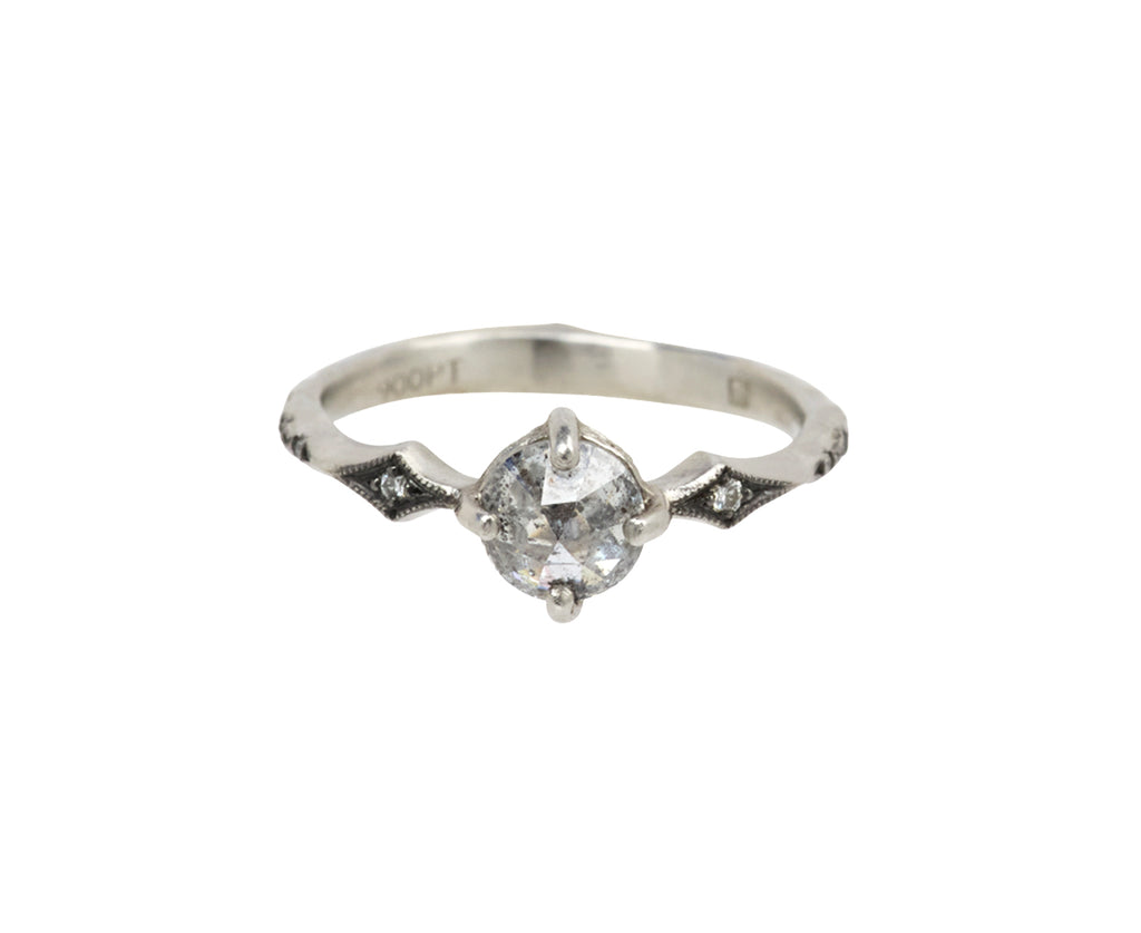 Black and White Diamond Solitaire