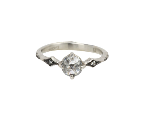 Black and White Diamond Solitaire