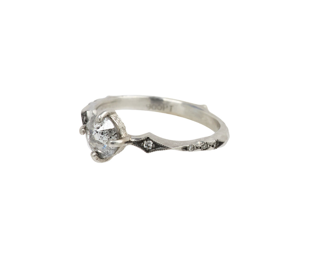 Black and White Diamond Solitaire