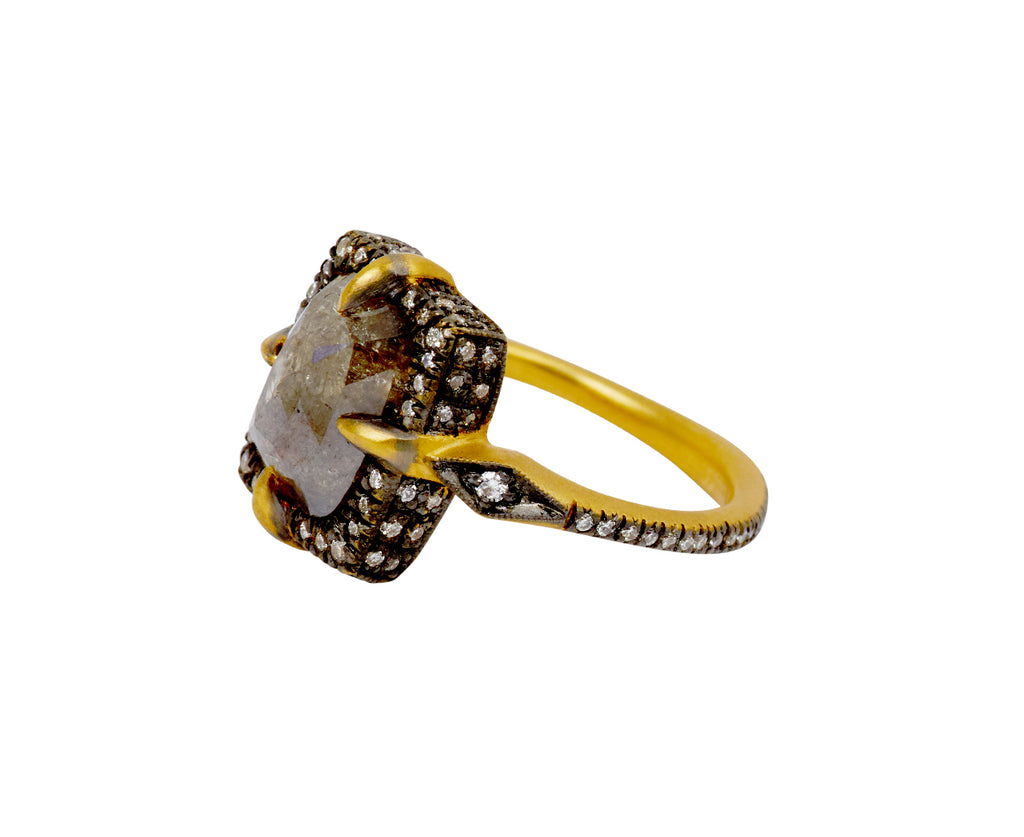 Rustic Diamond Venus Ring