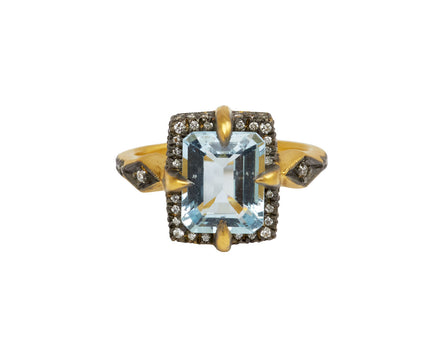 Aquamarine Venus Ring