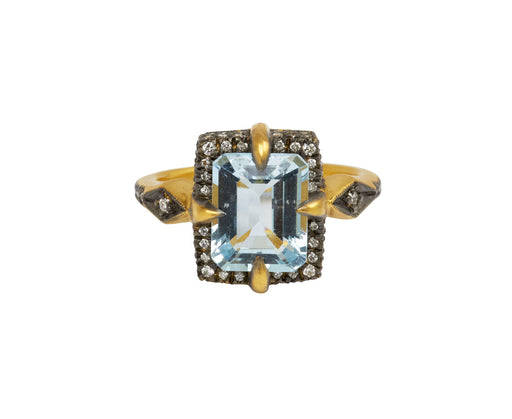Aquamarine Venus Ring