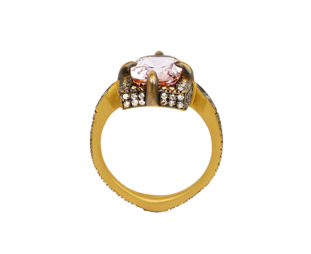 Morganite Venus Ring