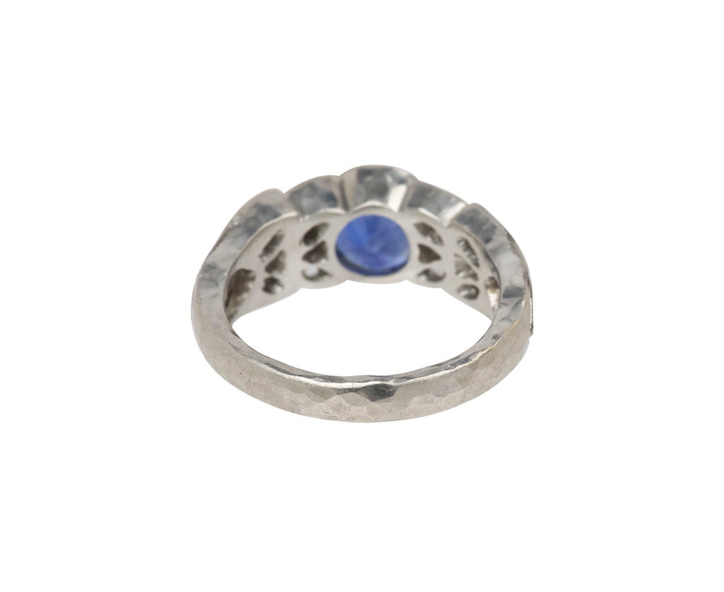 Ceylon Sapphire Diamond Garland Ring