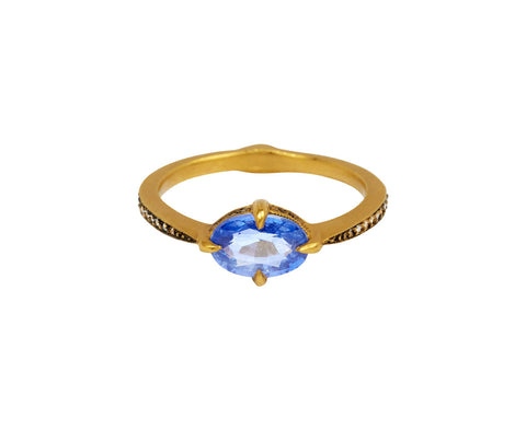 Blue Sapphire Minerva Ring