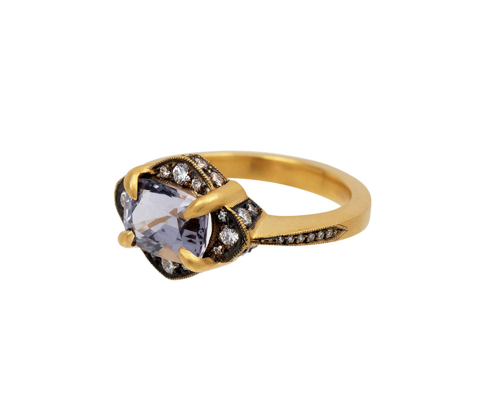 Lilac Spinel Aphrodite Ring