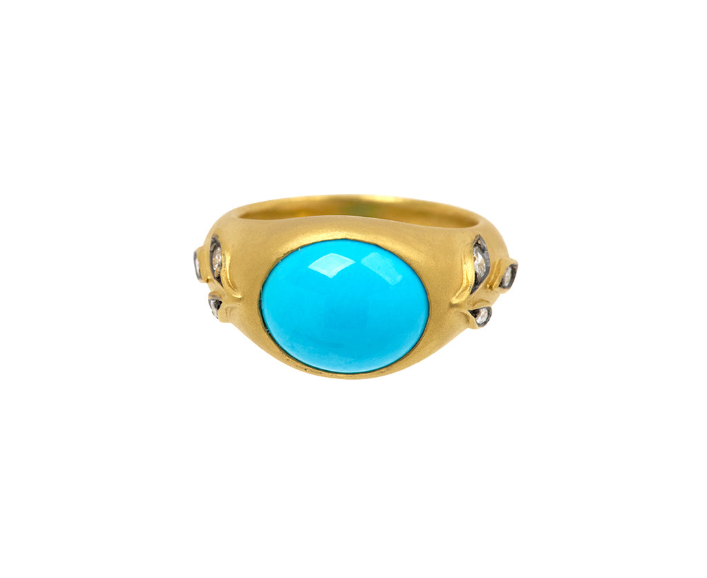 Sleeping Beauty Turquoise Castle Wall Ring