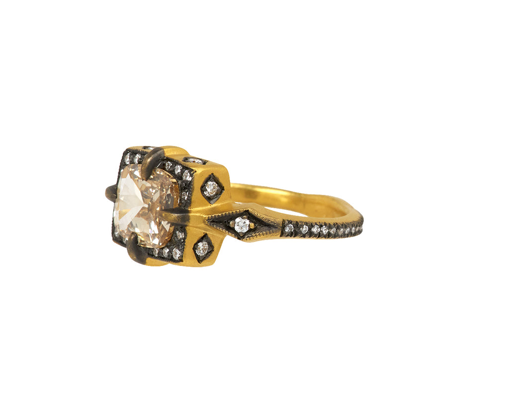 Light Brown Diamond Venus Ring