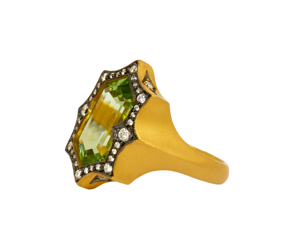 Mint Green Tourmaline Mermaid Ring - TWISTonline 