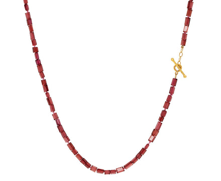 Rhodolite Garnet Beaded Necklace