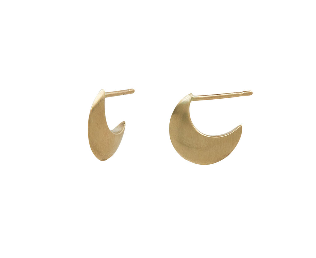 dan-yell Small Lua Hoop Earrings - Side View