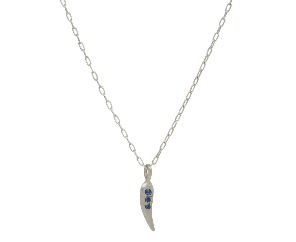 dan yell Lil Chili Light Blue Sapphire Necklace