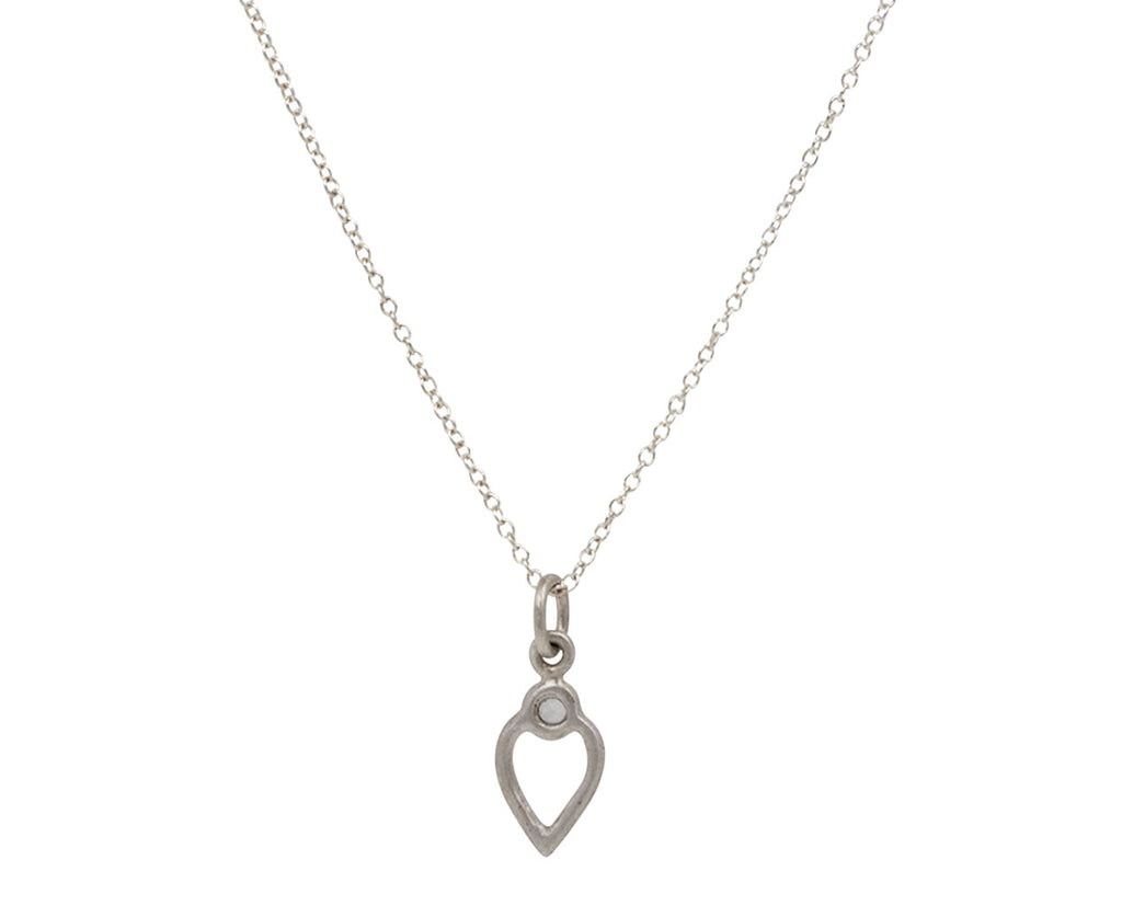 Diamond Padma Rosce Pendant Necklace