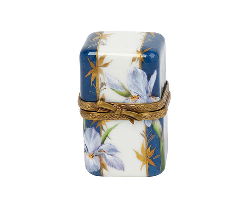 Marine Blue Iris Ring Box