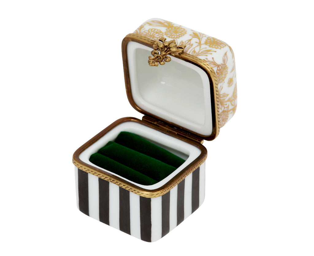 Chrysanthemum Stripe Ring Box
