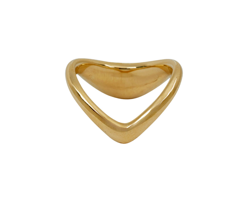 Medium Zaha Champagne Old European Cut Diamond Ring