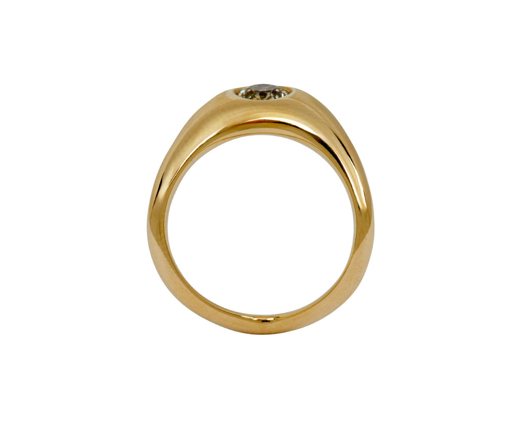 Medium Zaha Champagne Old European Cut Diamond Ring