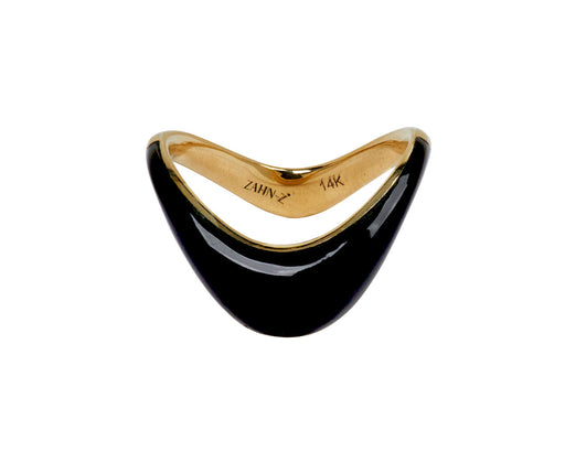 Petite Zaha Onyx Ring