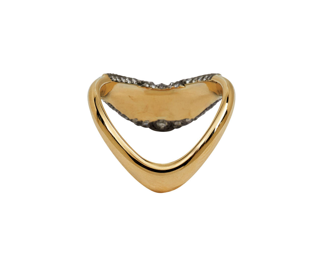 Petite Zaha Art Deco Ring