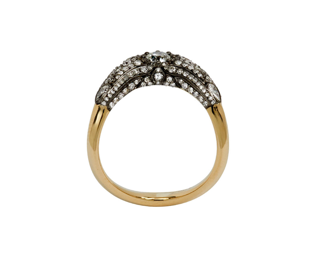 Petite Zaha Art Deco Ring