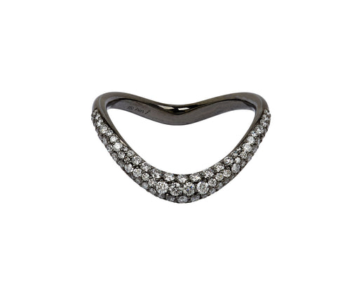 Zahn-Z Platinum and Diamond Pavé Shadow Band