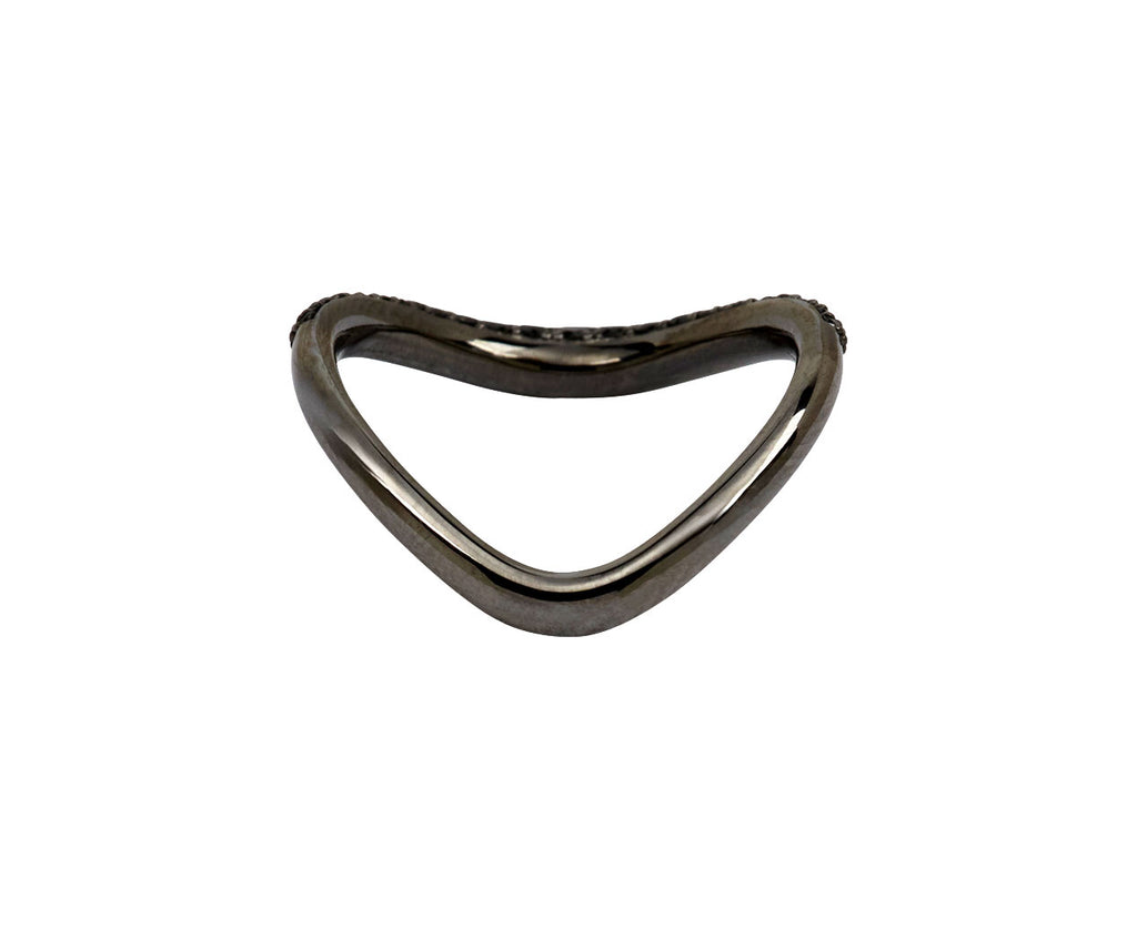 Pavé Black Diamond Shadow Band