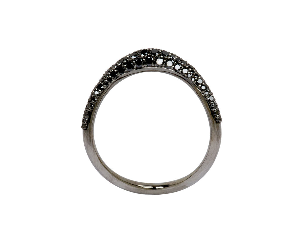 Pavé Black Diamond Shadow Band